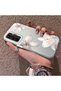 Samsung Galaxy A15 Compatible Silicone Edge Hard Back Case Couple Phone Case with Floral Pattern - 2