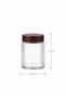 Set of 12 Glass Food Storage Containers – 500 ml Glass Jars with Airtight Lids - 3