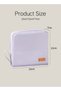 SOTEN Large Travel Makeup Bag Organizer, Standing Cosmetic Organizer with Handle, Waterproof PU Vanity Case for Women, Portable Makeup Station & Toiletry Bag, Available in Cream Beige, Sky Blue & Ligh - 3