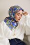 Tivil Pure Silk 11501 - 01 Lilac Flower Pattern - 5