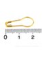 100 Pieces of Pear-Shaped Safety Pins 2 cm Bulb Type Safety Pins - 6
