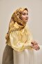 Twill Silk Scarf Large Floral Gold 90X90