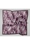 Shiny Textured Scarf Smoked Purple-Powder Tone Geometric Patterned Water-Repellent Shiny 90X90 - 6