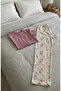 Girl's 100% Cotton Compact Combed Cotton Buttoned Crew Neck Pajama Set - 5