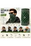 Bandana Black Ethnic Bandana Face Mask and Neck Gaiter and Multi-Purpose Neck Gaiter for Daily and Motorcycle Use Uv Protection - 4