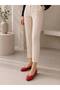 Women's Buckle Ballerinas Daily Stylish Flat Shoes Li̇ya - 2