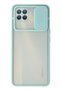 Ilkestor Reno 4 Lite Case Palm Frosted Camera Sliding Silicone (21807) - Turquoise