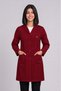 Women's Shirt Collar Long Sleeve Long Length Color Options Alpaca Fabric Doctor and Nurse Coat