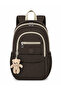 Crinkle School Bag Backpack Daily Trip Sports Travel Vacation Multi-Compartment Tablet Laptop Compartment - 3