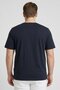 Men Crew Neck Brand Logo Short Sleeve T-Shirt, Marine Navy - 4