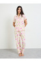 Tulip Piped Pocket Ss Shirt & Pj Set - 2