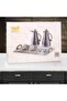 21 Pieces Tea & Coffee Set, Brushed Silver & Matt Gold - 4