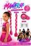 Manifest Shorts Skirt Top Bustier Mesh Chain Pink Color Hair Manifest Accessory Set Pink Hair Powder - Face Stone - 2