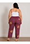 Women's Plus Size Milan Patterned Single Bottom - 3