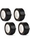 PVC Pipe Wrapping Tape, Black, Self-Fusing Adhesive, Waterproof, Heat Resistant, 2 Inch x 20 Yards (4 Rolls)