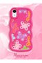 iPhone Xr Compatible Case with Camera Protector Red Silicone Couple Phone Case Butterfly Pattern - 2