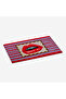 Red Coconut Fiber Lips Door Mat 45X1.5X75 cm