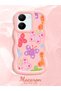 Vivo Y36 5g Compatible Case Camera Protector Pink Silicone Couple Phone Case Butterfly Pattern - 2