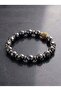 Hematite - Natural Stone Bracelet with Zircon Apparatus (10 mm)
