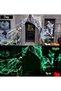 (eb26)300g Spider Webs with 60 Plastic Fake Spiders Decorations Spooky Haunted House Yard Lawn Patio Home Tree Creepy Scene Props Indoor Outdoor Decor (Glowing) - 3
