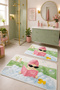 Digital Non-Slip Washable Double Cat Bath Mat Bathroom Rug Bathroom Decor 40X60+60X90Cm - 2