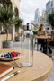 Glass Water Bottle with Metal Cover Transparent 500 ml - 2