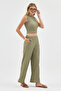 Poplin Regular Fit Elestane Top and Bottom Set # 25211 - 5