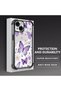 iPhone 15 Compatible Transparent Back Panel Four-Corner Reinforced Impact Protection Glossy Edge Silicone Case - 4