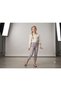 Girl's Skinny Leggings, Gray Color, Elastic Waist Capri - 2