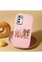 Oppo A55 4g Compatible Shock-Absorbing Camera Protected Pink Silicone Case - 2