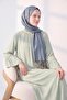 Double-Sided Silk Shawl Baby Blue - 2