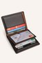 Signature 1477 Genuine Leather Vertical Premium Men's Card Holder Wallet Dark Brown-Tan – 10 Year Stitching Guarantee - 4