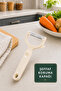 Slim Vegetable Peeler with Stainless Steel Blade, Clear Protective Cover, Ergonomic Plastic Fruit and Vegetable Peeler with Rot Removal Tip, Potato Carrot Cucumber Peeler - 4