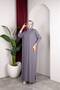 Our Striped Viscose Combed Cotton Dress with a Fabric That Doesn'T Define the Line of the Hat - 6