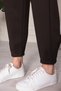 Siena Women's High Waist Elastic Ankle Length Relaxed Cut Casual Trousers - 8