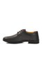 Black Lace-Up Genuine Leather Gel Sole Men's Casual Shoes - 4