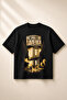 Once Upon a Time İn America Printed Oversize Boxy Cut Unisex 100% Cotton Tshirt (190 Gsm)