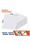 Gypsum False Ceiling Tile, Ultra-Thin White 600x600x7mm Pack of 8 - 2