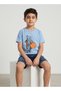 Boys Basketball Print Blue T-Shirt - 3
