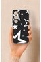 Vivo V40 Lite 5g Compatible Black Mega Star Patterned Silicone Case