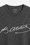 Anthracite Melange Unisex Regular Mustafa Kemal Atatürk Signature November 10 Republic T-Shirt - 2