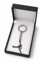 316L Stainless Steel Metal Keychain with Basketball Player Figure - Key Accessory - 2