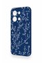 Redmi 15C 4g Compatible Thin Leaf Branch Pattern Silicone Case - 4