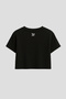 Manifest Printed Women's Semi Crop T-Shirt Oversized Cotton Y2K Aesthetic Short Sleeve Summer T-Shirt - 3