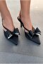 Brakel Black Satin Women's Stiletto - 3