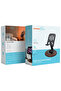 Blue Desktop Phone Holder with 360° Rotating Base - Black - 3