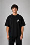 Fight Club Printed Oversize Cotton Black T-Shirt - 2