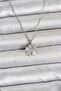 316L Steel Chain Silver Color Clover Model Women's Necklace
