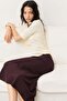 Linen-blend slip skirt - 2