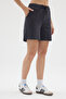 Women's High Waist Combed Cotton Bermuda Shorts - 5